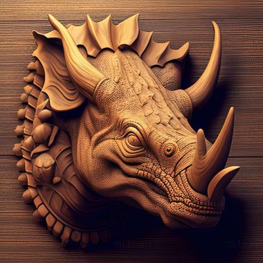 3D model Udanoceratops (STL)